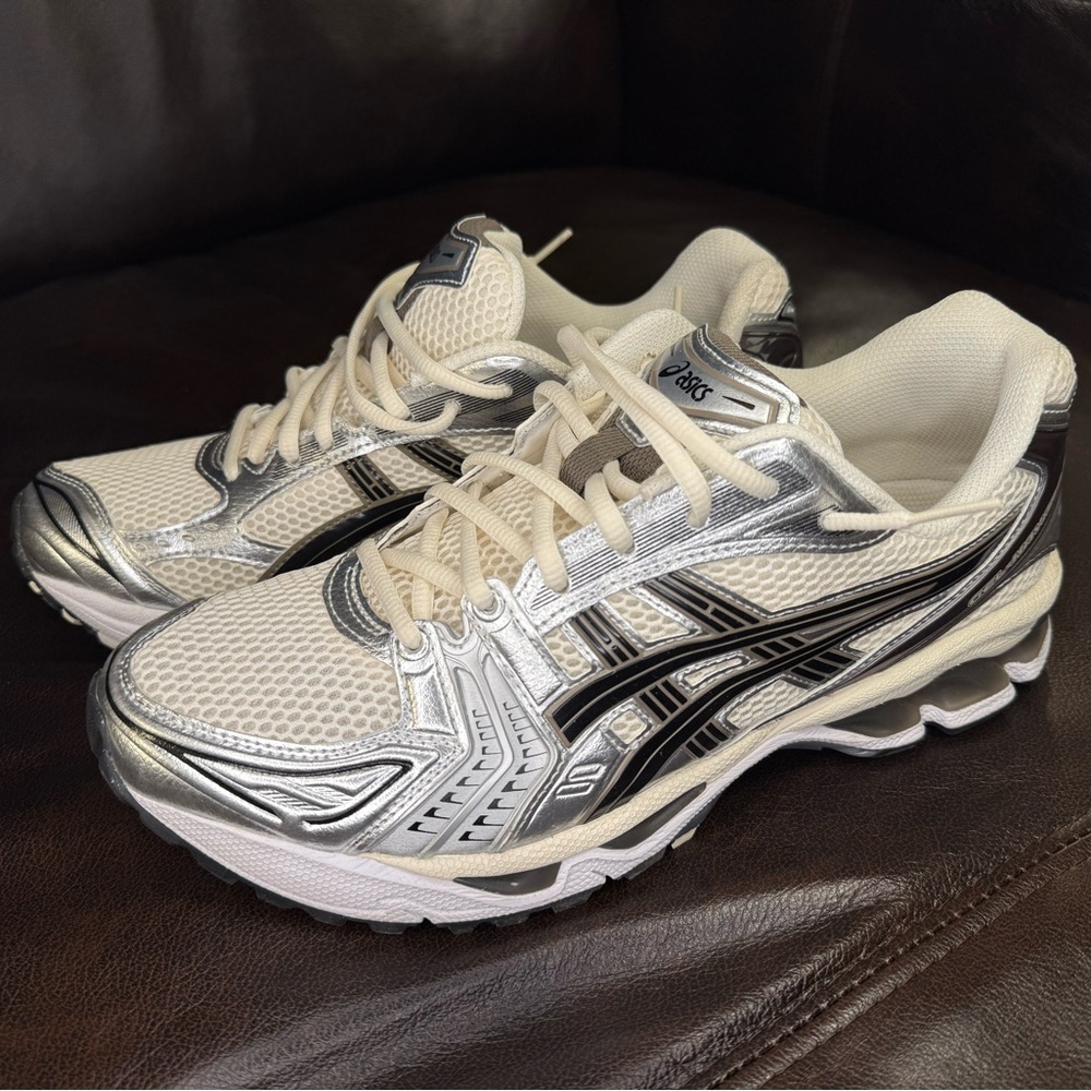 SOLD** ASICS Gel Kayano 14 Cream Black Metallic Plum